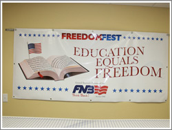 Freedom Fest Parade Banner