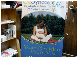 Primary Care Medical Center OBGYN Retractable Banner Stand