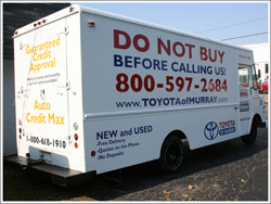 Toyota of Murray and Dwain Taylor Box Truck