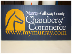 Murray-Calloway County Chamber of Commerce Corrugated Sign