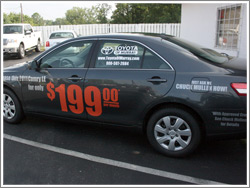 Toyota of Murray Windshield Stickers