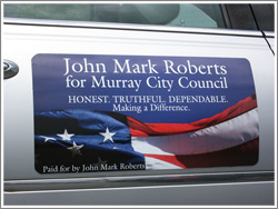 John Mark Roberts Car Magnet