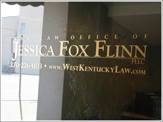 Parker Ford vinyl lettering